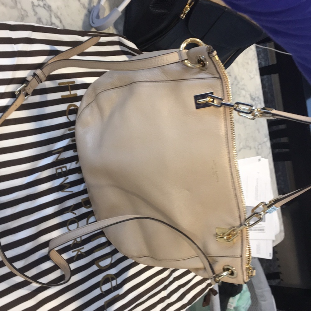 Henri Bendel satchel in cream